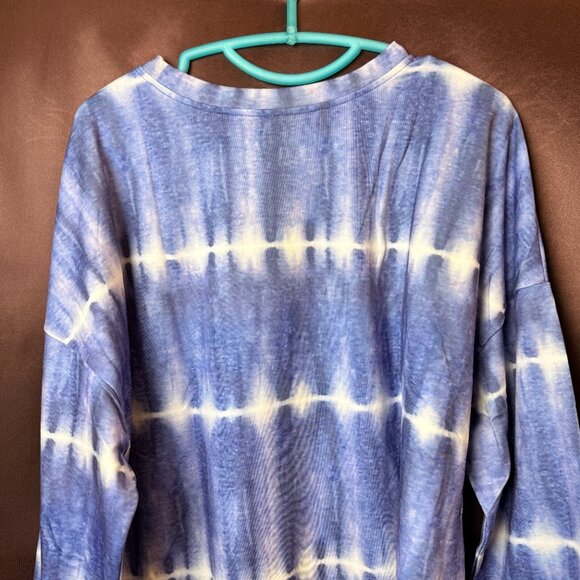 DOLNINE Plus-Size Women's 14W-20W Casual Sweatshirt Top Side Slit Pullover Shirt - Picture 11 of 12